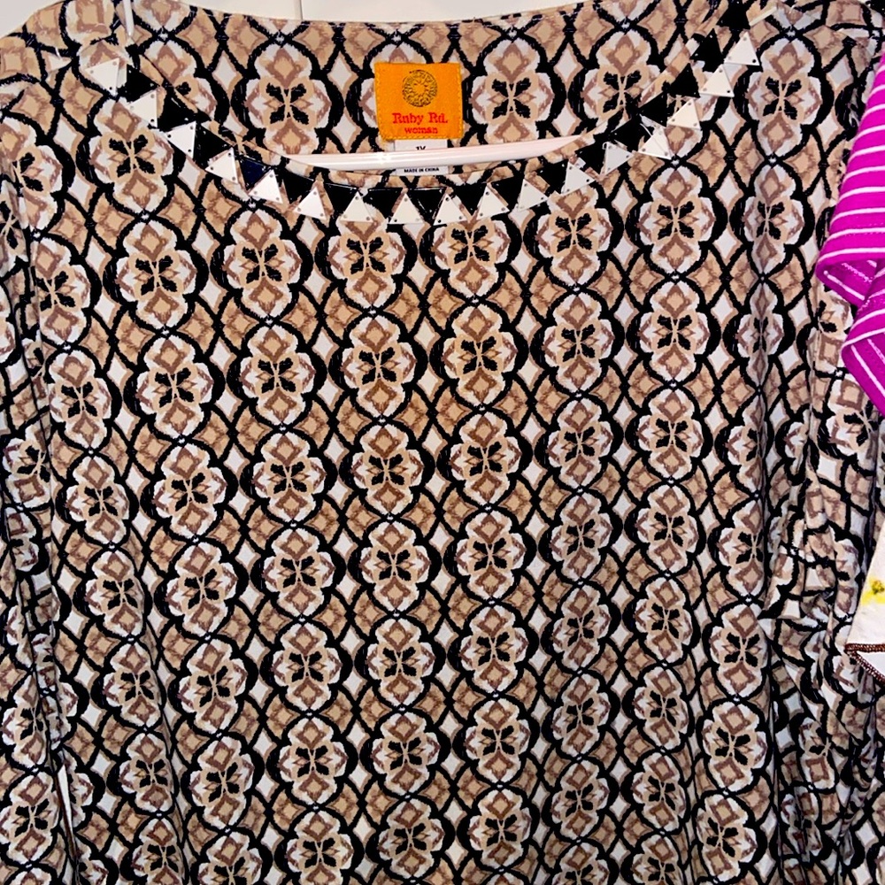 Ruby Rd Woman Top Or Blouse